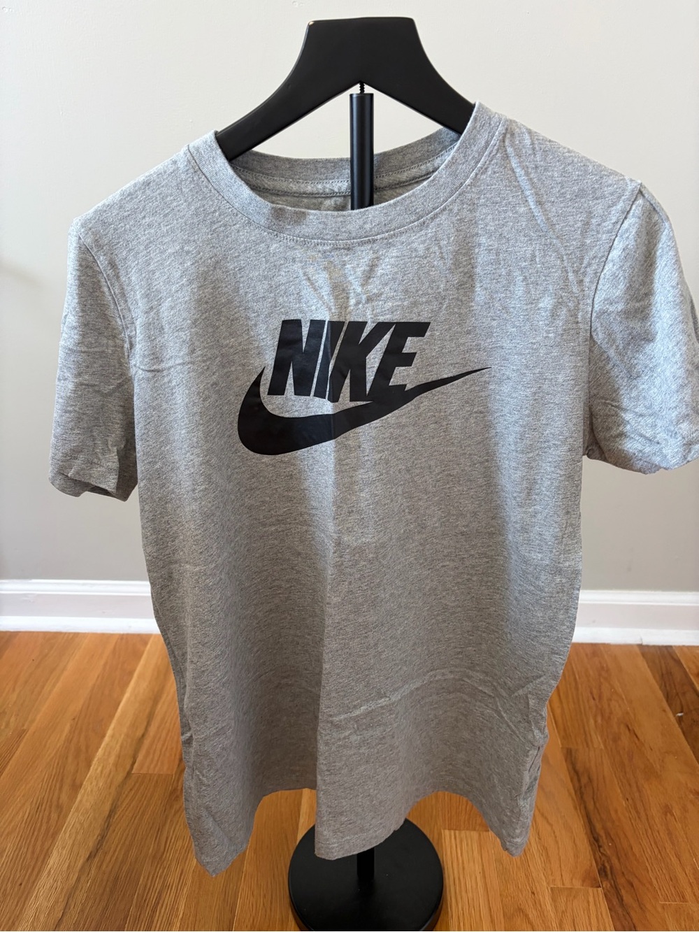 Nike Women’s Gray Logo T‑Shirt